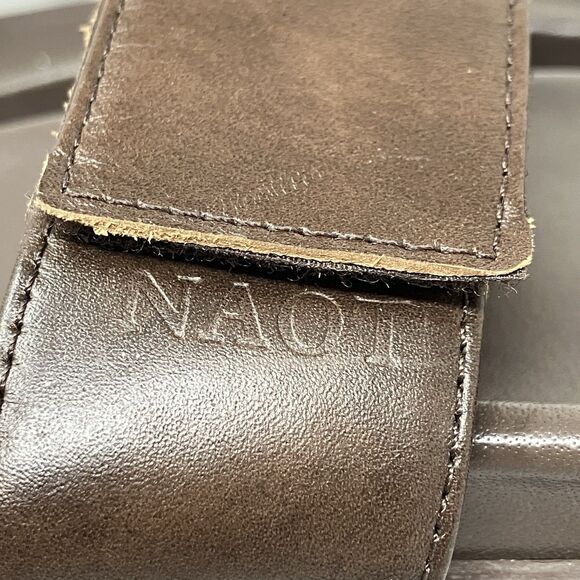 Naot Maldive Sandals Mens 13 Brown Leather Comfort Slides Comfort Strappy Summer main image 13